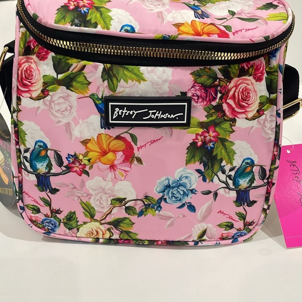 NWT Betsy Johnson Insulated Cube Lunch Tote - Picture 2 of 9